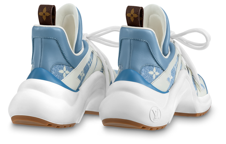 Shop (W) Louis Vuitton Archlight 1.0 'Biru Putih' Sneakers 1AB30R