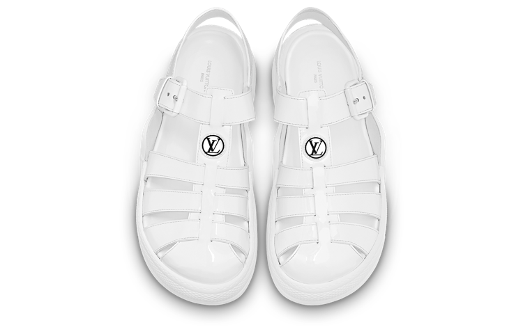 (W) LV Archlight 1.0 'Buckle Thick Sole Fashion Sandal' White 圖 5