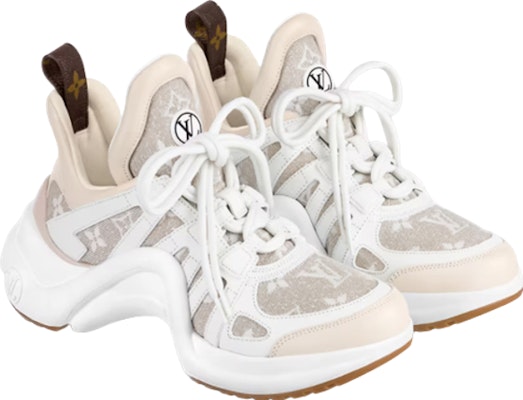 (W) Louis Vuitton Archlight 1.0 Sneakers 'Beige Monogram' Wanita 1AB318 Order (W) Louis Vuitton Archlight 1.0 Sneakers 'Beige Monogram' Wanita 1AB318