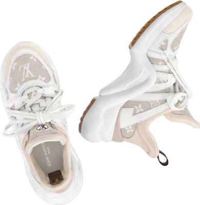 (W) Louis Vuitton Archlight 1.0 Sneakers 'Beige Monogram' Wanita 1AB318 Purchase (W) Louis Vuitton Archlight 1.0 Sneakers 'Beige Monogram' Wanita 1AB318