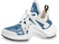 (W) Louis Vuitton Archlight 1.0 'Denim Monogram' Kasut Monogram Denim Terbaru. 1ABHPN