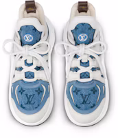 Purchase LOUIS VUITTON Archlight 1.0 Monogram 丹寧布 綁帶 低筒 運動休閒鞋 女款 白藍