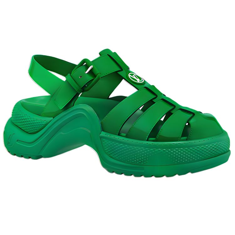 Order (W) Sandal Louis Vuitton Archlight 1.0 'Green Buckle' 1AB17J