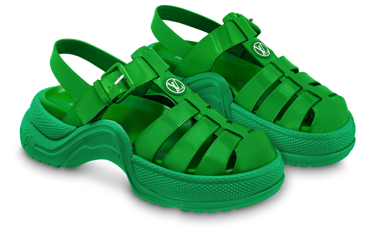 Lookbook (W) Sandal Louis Vuitton Archlight 1.0 'Green Buckle' 1AB17J