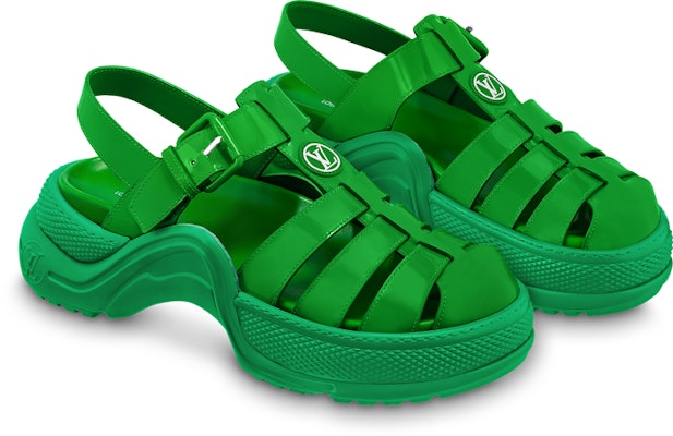 (Women) Louis Vuitton Archlight 1.0 'Green Buckle Sandal' 1AB17J Lookbook (Women) Louis Vuitton Archlight 1.0 'Green Buckle Sandal' 1AB17J
