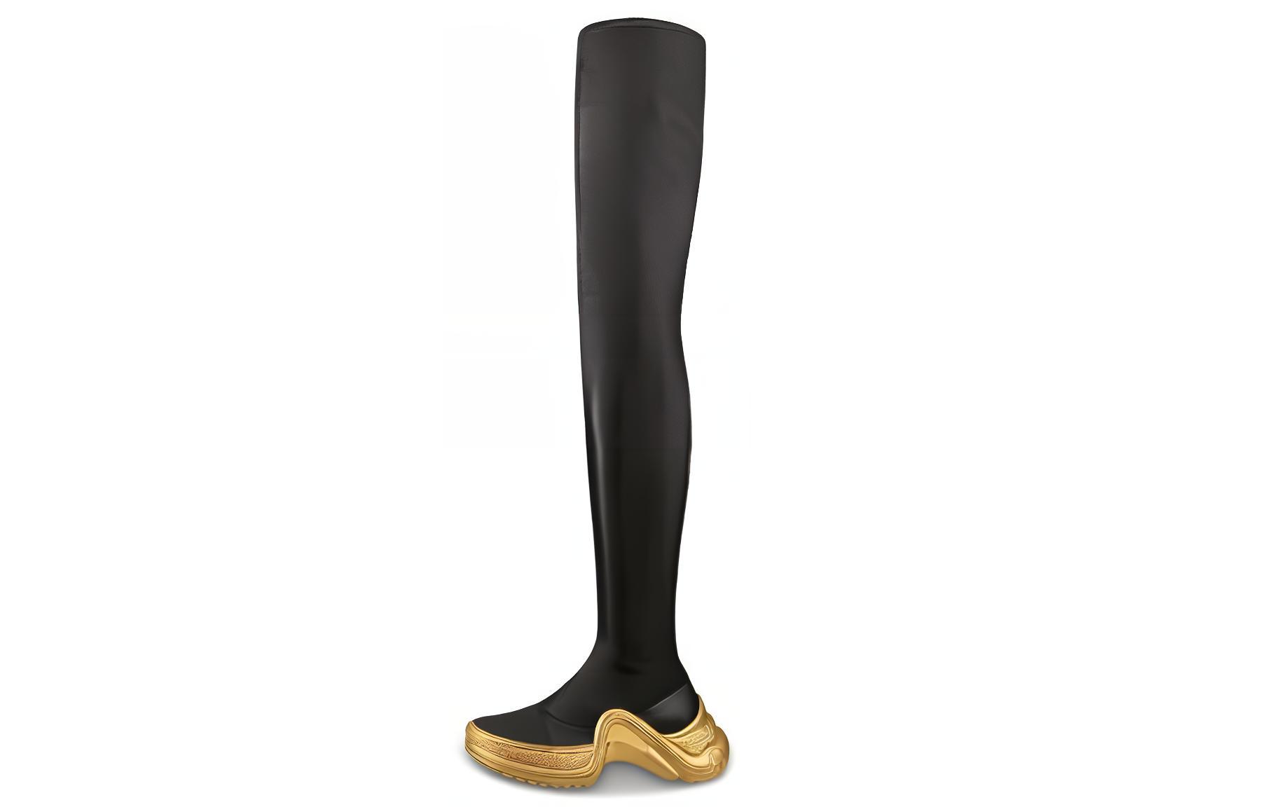 (Women) Louis Vuitton Archlight 1.0 'Over-the-Knee Black Gold' 1A52MF