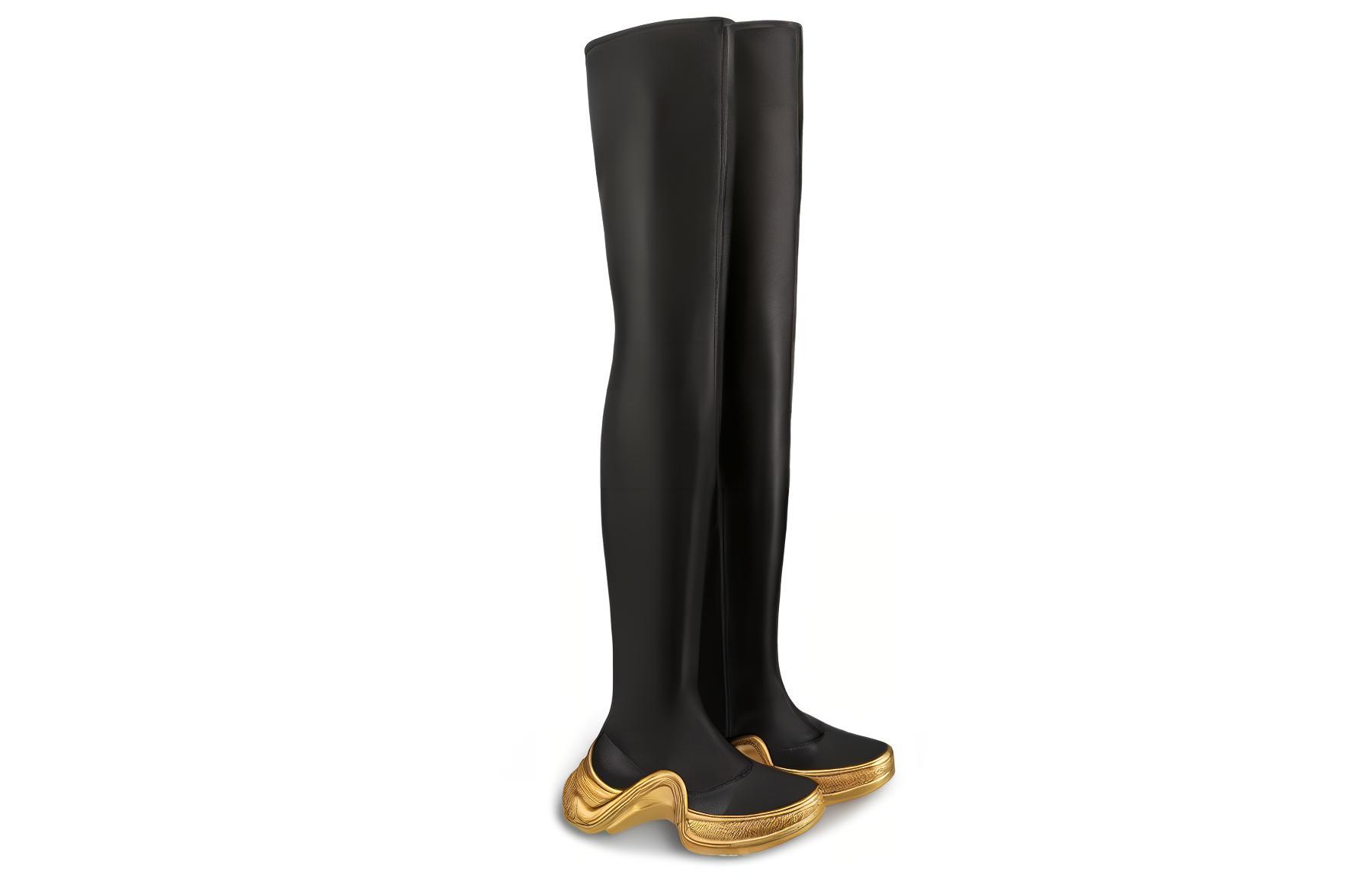 Order (Women) Louis Vuitton Archlight 1.0 'Over-the-Knee Black Gold' 1A52MF
