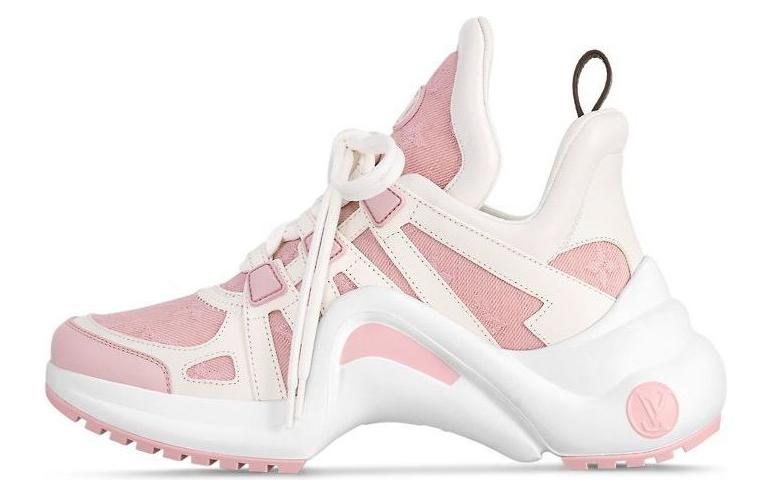 (Women) Louis Vuitton Archlight 1.0 'Pink Leather High-Top' 1ACL0E