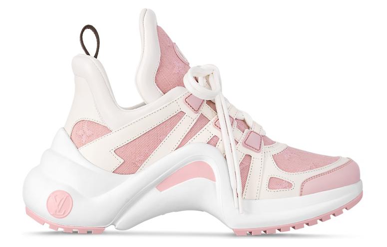 Order (W) Louis Vuitton Archlight 1.0 'Zapatillas Altas de Cuero Rosa' 1ACL0E