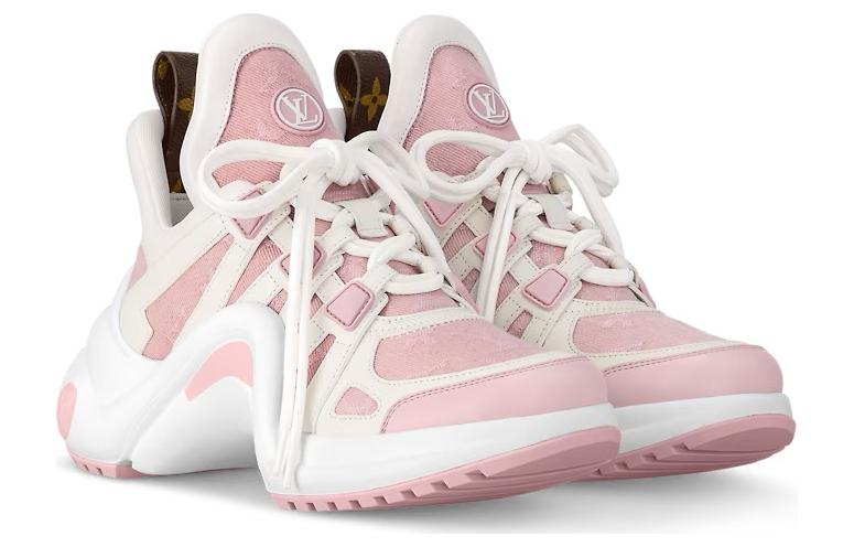 Lookbook (W) Louis Vuitton Archlight 1.0 'Zapatillas Altas de Cuero Rosa' 1ACL0E