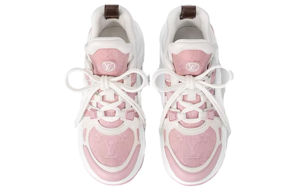Shop (W) Louis Vuitton Archlight 1.0 'Zapatillas Altas de Cuero Rosa' 1ACL0E