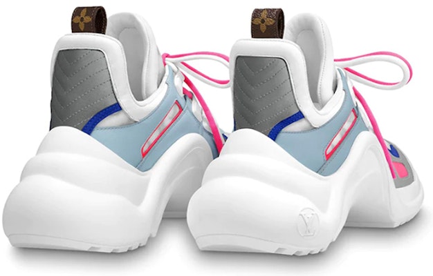 (W) Louis Vuitton LV Archlight Sepatu Olahraga Pink/Putih/Biru 1A65K6 Purchase (W) Louis Vuitton LV Archlight Sepatu Olahraga Pink/Putih/Biru 1A65K6