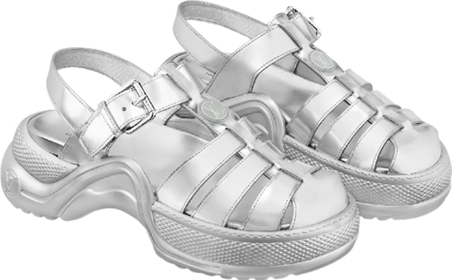 (Women) Louis Vuitton Archlight 1.0 'Silver Buckle Platform Sandal' 1AB17Y Lookbook (Women) Louis Vuitton Archlight 1.0 'Silver Buckle Platform Sandal' 1AB17Y