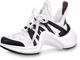 (Women) Louis Vuitton Archlight 1.0 Sneakers 'White Black with Hollow Monogram' 1AAM2W (Women) Louis Vuitton Archlight 1.0 Sneakers 'White Black with Hollow Monogram' 1AAM2W
