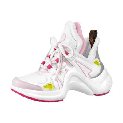 (W) LV Archlight 1.0 Sneakers 'White Pink Red'