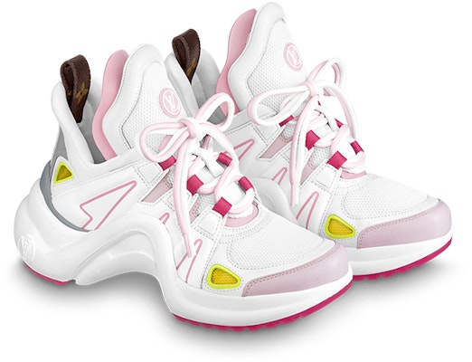 (Women) Louis Vuitton Archlight 1.0 Sneakers 'White Pink Red' 1A9511 Lookbook (Women) Louis Vuitton Archlight 1.0 Sneakers 'White Pink Red' 1A9511