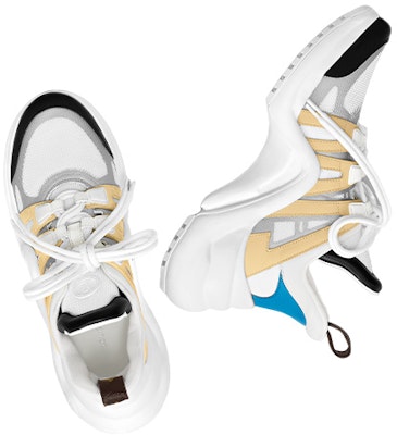 (W) Louis Vuitton Archlight 1.0 'Putih Kuning' 1ABI6J Lookbook (W) Louis Vuitton Archlight 1.0 'Putih Kuning' 1ABI6J