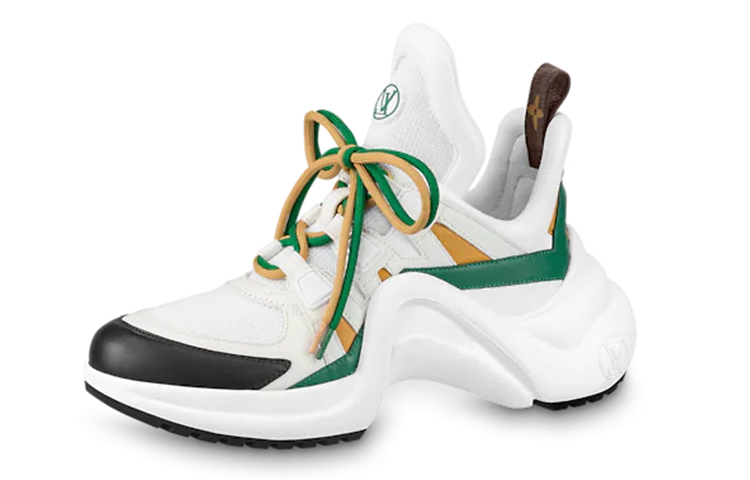 (Women) Louis Vuitton Archlight 1.0 Archlight Sneakers 'Green Yellow Black' 1A9ODU