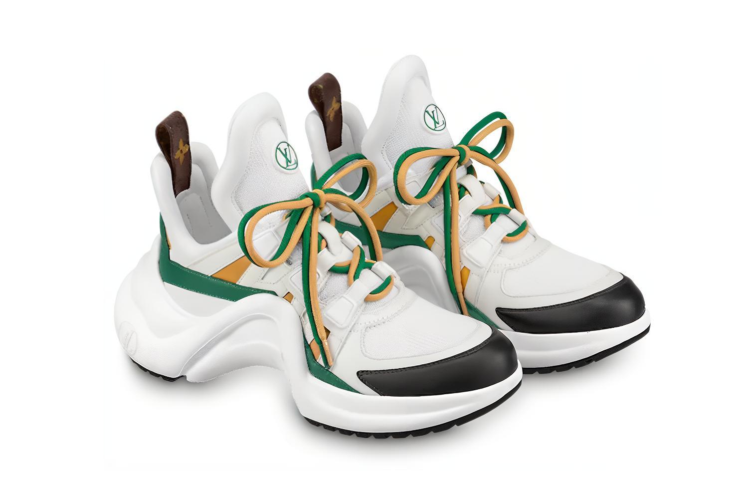 (W) LV Archlight 1.0 Archlight Sneakers 'Green Yellow Black' 圖 2