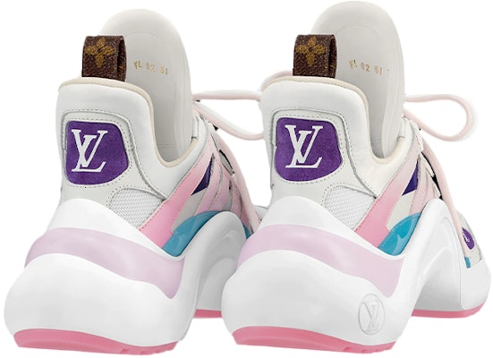 (Women) Louis Vuitton Archlight 1.0 Sneakers 'White Purple Pink' 1A9S78 Purchase (Women) Louis Vuitton Archlight 1.0 Sneakers 'White Purple Pink' 1A9S78