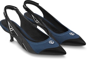 (W) Louis Vuitton Kasut Archlight 1.0 Nautical Slingback 'Biru Hitam' 1ABH93 Lookbook (W) Louis Vuitton Kasut Archlight 1.0 Nautical Slingback 'Biru Hitam' 1ABH93