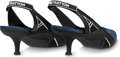 (W) Louis Vuitton Kasut Archlight 1.0 Nautical Slingback 'Biru Hitam' 1ABH93 Shop (W) Louis Vuitton Kasut Archlight 1.0 Nautical Slingback 'Biru Hitam' 1ABH93