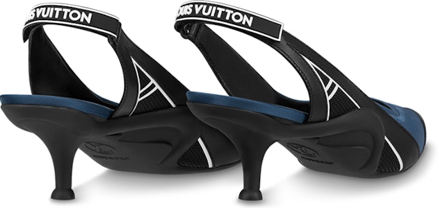 LOUIS VUITTON Archlight 1.0 海洋系列 魔鬼氈 時尚 細踭 高踭鞋 女款 黑藍 Shop LOUIS VUITTON Archlight 1.0 海洋系列 魔鬼氈 時尚 細踭 高踭鞋 女款 黑藍