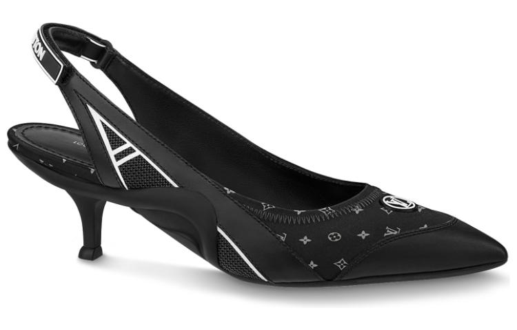 Order (W) Louis Vuitton Archlight 1.0 Slingback Pumps 'Monogram Hitam' 1ABIU0