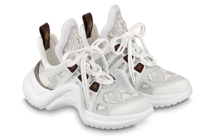 Lookbook (W) Louis Vuitton Archlight 1.0 Sneaker ''Beige mit Monogramm'' 1AAIX1