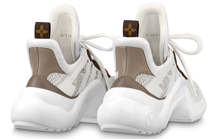 Purchase (W) Louis Vuitton Archlight 1.0 Sneaker ''Beige mit Monogramm'' 1AAIX1