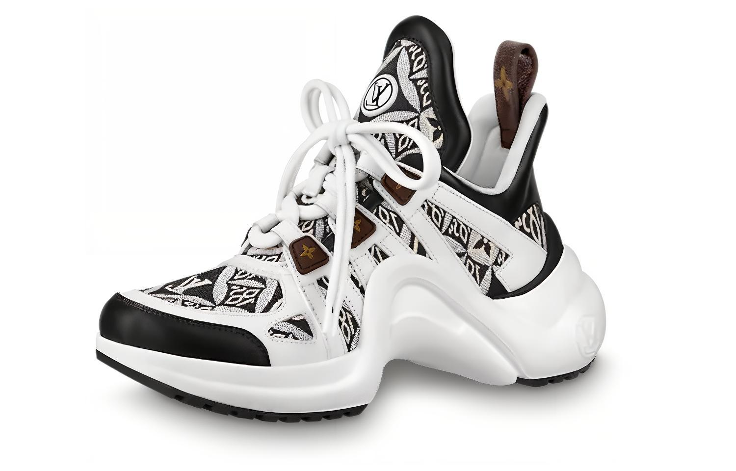 (Women) Louis Vuitton Archlight 1.0 Sneakers 'Black White Monogram' 1A8UPH