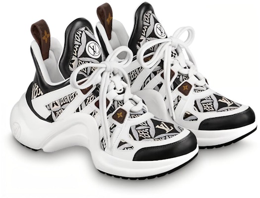 (W) Louis Vuitton Archlight 1.0 Sneakers 'Hitam Putih Monogram' 1A8UPH Order (W) Louis Vuitton Archlight 1.0 Sneakers 'Hitam Putih Monogram' 1A8UPH