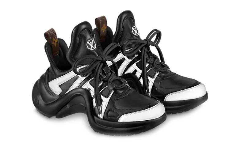Lookbook (W) Louis Vuitton Archlight 1.0 Sneakers 'Hitam' 1A9SG0
