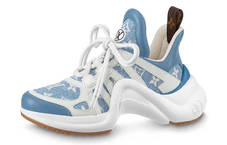 (Women) Louis Vuitton Archlight 1.0 Sneakers 'Blue Denim Monogram' 1ABP7A