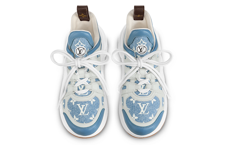 Shop (W) Louis Vuitton Archlight 1.0 Baskets ''Monogram Bleu Denim'' 1ABP7A
