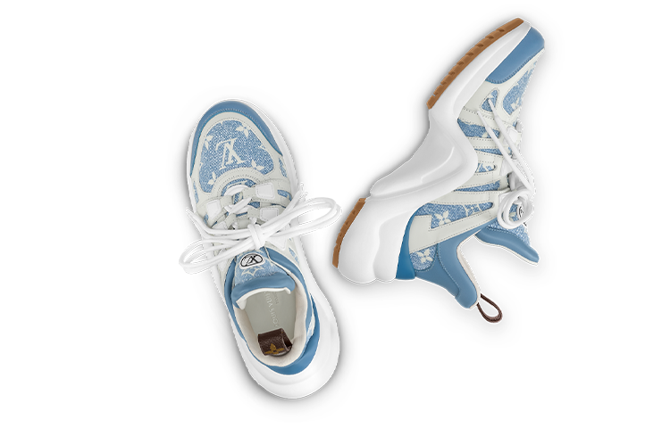 Purchase (W) Louis Vuitton Archlight 1.0 Baskets ''Monogram Bleu Denim'' 1ABP7A