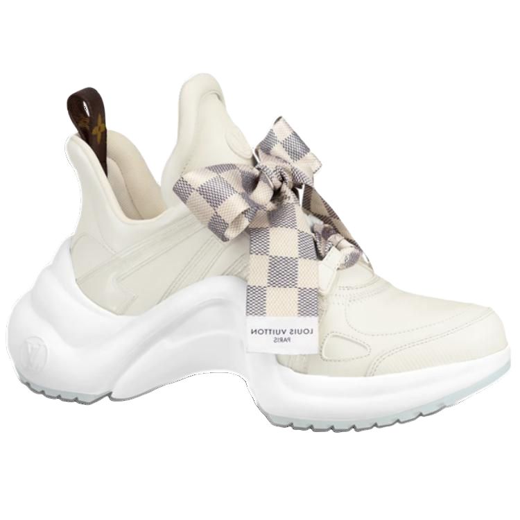 Order (W) ルイ・ヴィトン アークライト1.0 クリームホワイト×プレードリボン 1AB43V