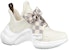 (W) Louis Vuitton Archlight 1.0 Sneakers 'Putih Krim dengan Reben Plaid' 1AB43V