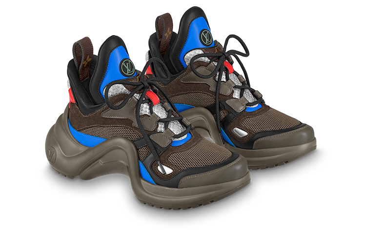 Lookbook (W) Louis Vuitton Archlight 1.0 Sneaker ''Grau Braun'' 1A956Z