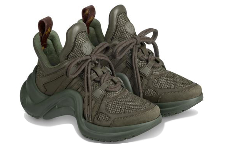 Lookbook (W) Louis Vuitton Archlight 1.0 Sneakers ''Olivgrün'' 1A8822