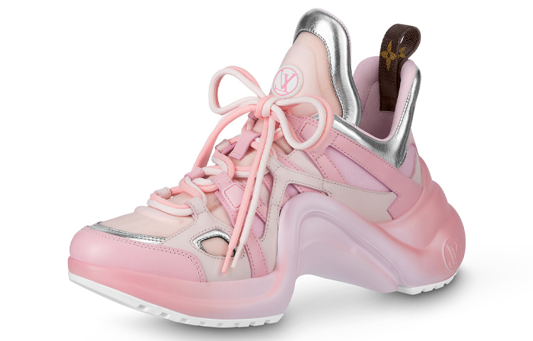 (Women) Louis Vuitton Archlight 1.0 Sneakers 'Pink Silver' 1AACLU