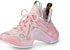 (W) Louis Vuitton Archlight 1.0 Sneakers 'Pink Silver' - Kasut Louis Vuitton Pink Silver 1AACLU