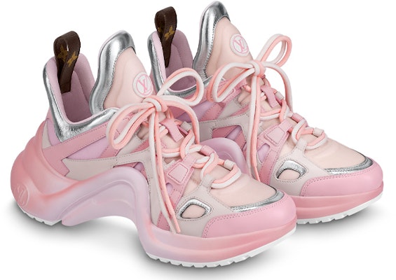 (Women) Louis Vuitton Archlight 1.0 Sneakers 'Pink Silver' 1AACLU Lookbook (Women) Louis Vuitton Archlight 1.0 Sneakers 'Pink Silver' 1AACLU