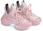 Lookbook (W) Louis Vuitton Archlight 1.0 Sneakers 'Pink Silver' - Kasut Louis Vuitton Pink Silver 1AACLU