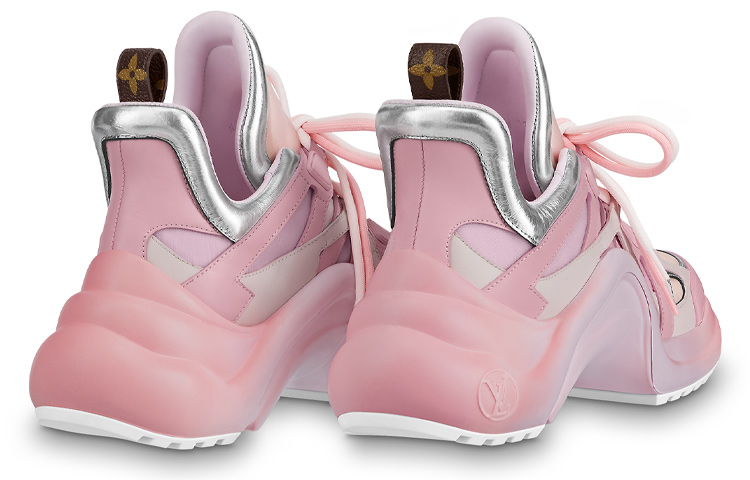 Purchase (W) Louis Vuitton Archlight 1.0 Sneakers 'Merah Muda Perak' 1AACLU