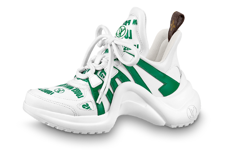 (Women) Louis Vuitton Archlight 1.0 Sneakers 'White Green' 1A9D32