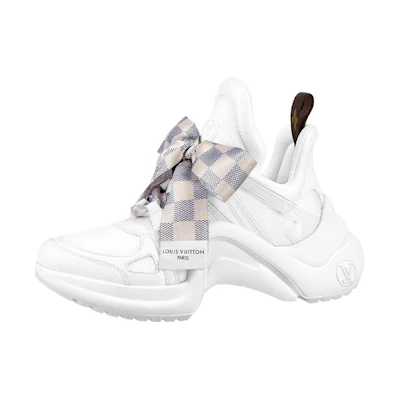 (W) LV Archlight 1.0 Sneakers 'White with Plaid Ribbon'