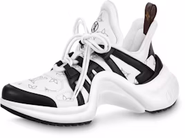 (Women) Louis Vuitton Archlight 1.0 Sneakers 'White Black with Hollow Monogram' 1AAM2W (Women) Louis Vuitton Archlight 1.0 Sneakers 'White Black with Hollow Monogram' 1AAM2W