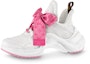 Buy (W) Louis Vuitton Archlight 1.0 Sneakers 'Putih dengan Reben Monogram Merah Jambu' 1AB42I
