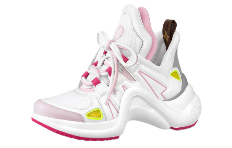 (Women) Louis Vuitton Archlight 1.0 Sneakers 'White Pink Red' 1A9511